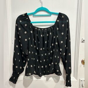 Madewell Black Blouse